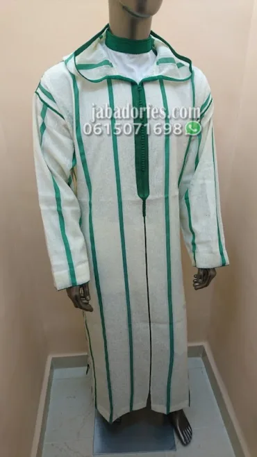 جلابة جربية صوف رقيقة مشرطة (3pcs)
