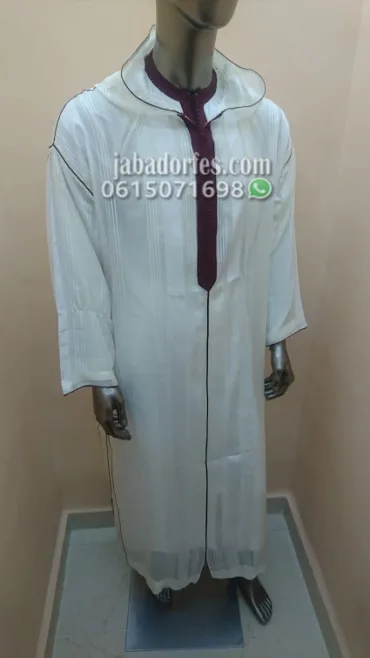 جلابة شعرى شفافة مشرطة