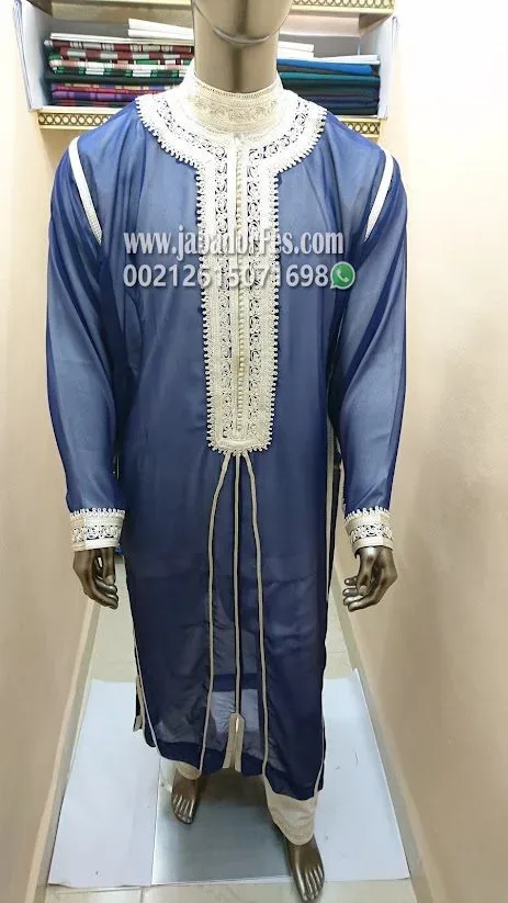 قفطان نص طوق شفاف 2 قفطان نص طوق شفاف