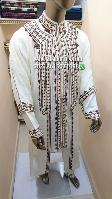 جبادور بالعباية شعرى للعرسان (3pcs)
