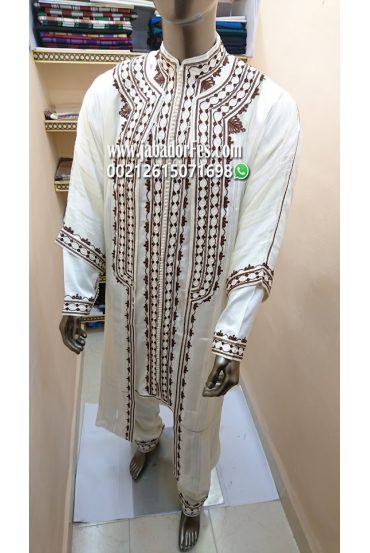 جبادور بالعباية شعرى للعرسان (3pcs)