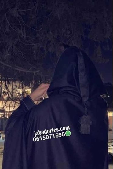 سلهام صوف لفصل الشتاء أسود