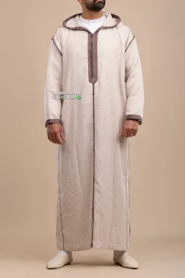 جبادور فاس 3 جلابة للرجال ماريو بول زهري شتوي خفيف